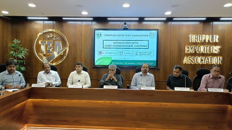 Tirupur Exporters’ Association meets with Chief Commissioner of Customs | Textile Event News